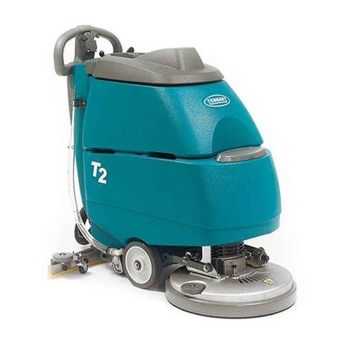 New Tennant T2 17" Disk Pad Assist Walk-Behind Scrubber - 105AH Battery