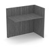 PL180 23X42 GALLERY RETURN- Newport Gray