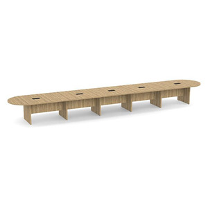 24ft Racetrack, slab base Conference Table: ASPEN 