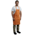 Foodservice Essentials 10" X 34" Orange Aprons
