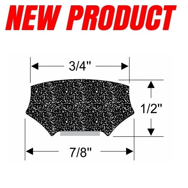 Steele Rubber Products Marine Windshield Screw Track Cover