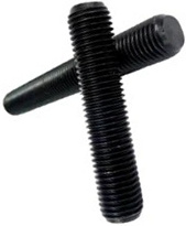 7/16" - 14 X 12" FULLY THREADED STRAIGHT ROD SAE J429 GR 8 PLAIN
