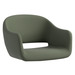 6801- SARON GUEST CHAIR-  GREEN (TUB ONLY, BASE NOT INCLUDED)