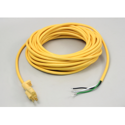 Power Cord, 16/3 Yellow 50'