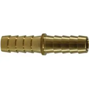 Reducing Splicer, 5/8 in Hose x 3/8 in Male BSPT, Brass