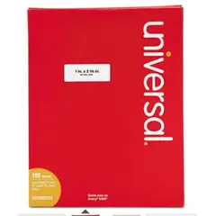 WHITE LASER / INKJET LABELS, 1 X 2.63" 30/SHEET, 100 SHEETS/BOX  UNV80102