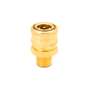Hydrojet Brass Coupler 3/8" MPT
