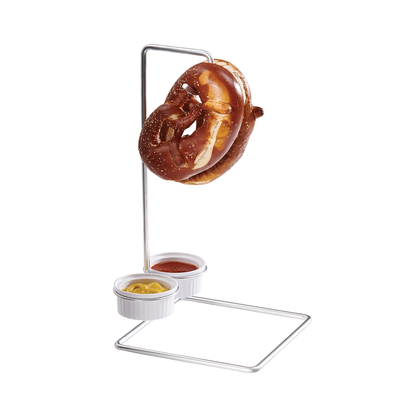 Cal-Mil 4202 double hook Pretzel & Condiments Stand