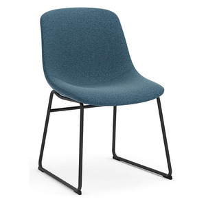 36241BLUEF0366 - ZEST GUEST CHAIR- DARK BLUE