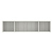 PL1044OH - 71" ELEMENTS SERIES OPEN HUTCH- Silver Birch