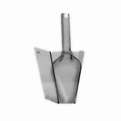 Cal-Mil 1031-6 3"W x 6"D x 10-1/4"H Econo Scoop Guard