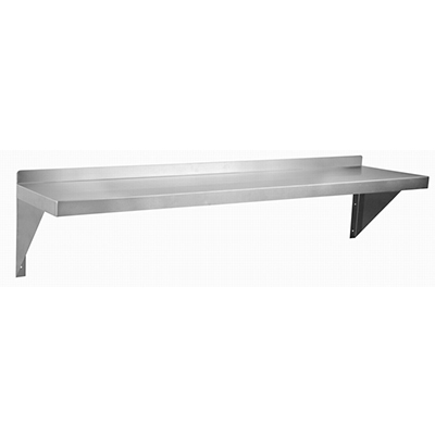 FSE WS-1236 12 in X 36 in Stainless Steel Wall-Mount Shelving
