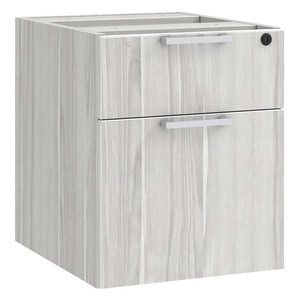 PL108 BOX/FILE HANGING PEDESTAL - Silver Birch