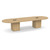 12' Classic Racetrack Conference Table with Cube Base - Aspen