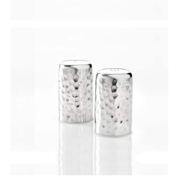 Hammered Salt & Pepper Shakers