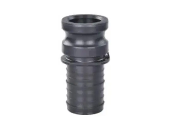 Cam and Groove Adapter, 3/4 in Type E x 3/4 in Hose Barbed, Polypropylene