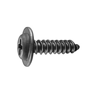 Phillips Flat Washer Tap Screw 10 x 3/4 Black Tag Screw