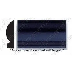 1/2" Black & Gold 