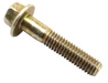 M8 - 1.25 X 16MM DIN 6921 HEX FLANGE SCREW 8.8 ZINC YELLOW