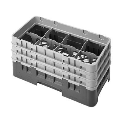 Cambro 8HS638119 Camrack Glass Rack with 3 Extenders