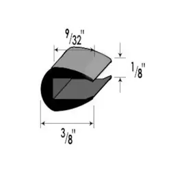 3/8" Rubber Edge Trim