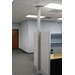 KTPELPWEPLSIL - Webb Panel Electrical Power Pole w/Bezels