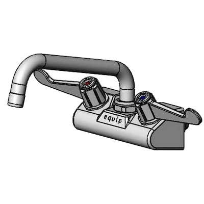 T&S Brass 5F-4WWX08 Equip Faucet 4" Wall Mount