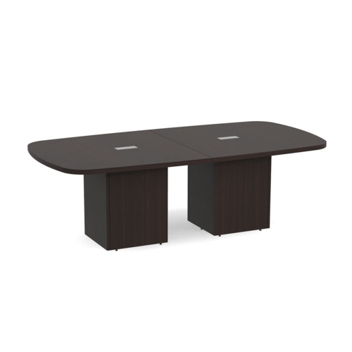 Arena Conference Table 8 Ft with Cube Base - Espresso
