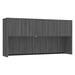 PL144OH 71" OPEN HUTCH - COASTAL GRAY