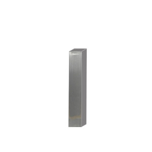 PLTSQPOST19BRU 19" SQUARE POST- BRUSHED METAL