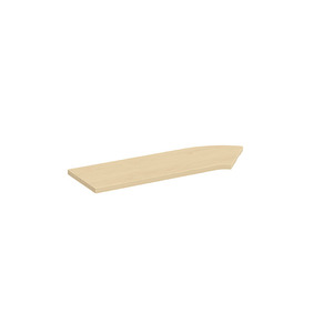 PBTC36L 36" CORNER TRANSACTION TOP LEFT- MAPLE