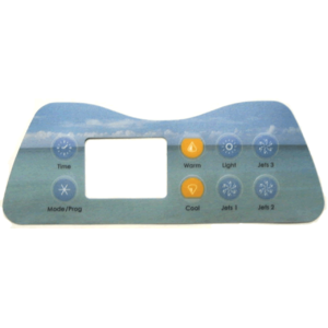 Artesian Island VL800D 8-Button Topside Overlay OP11-0036-77