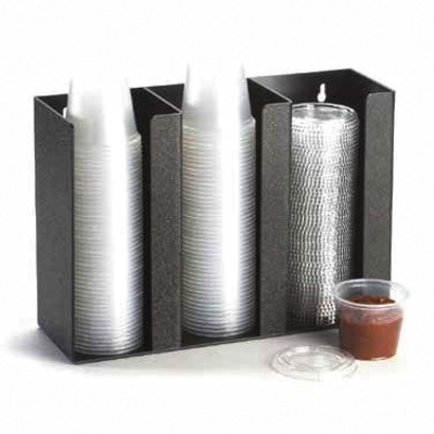 Cal-Mil 278-4 9"W x 4"D x 9"H Classic Lid/Ramekin Organizer