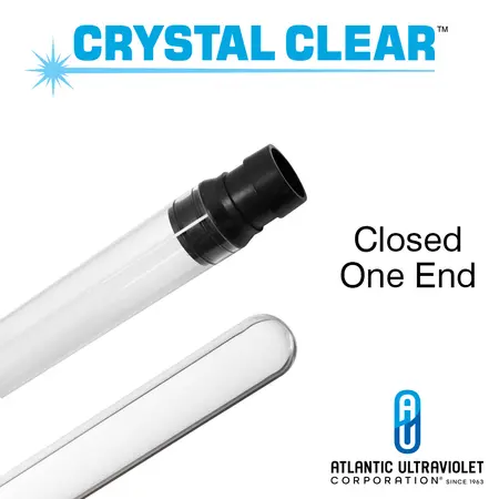 Quartz Sleeve Closed One End