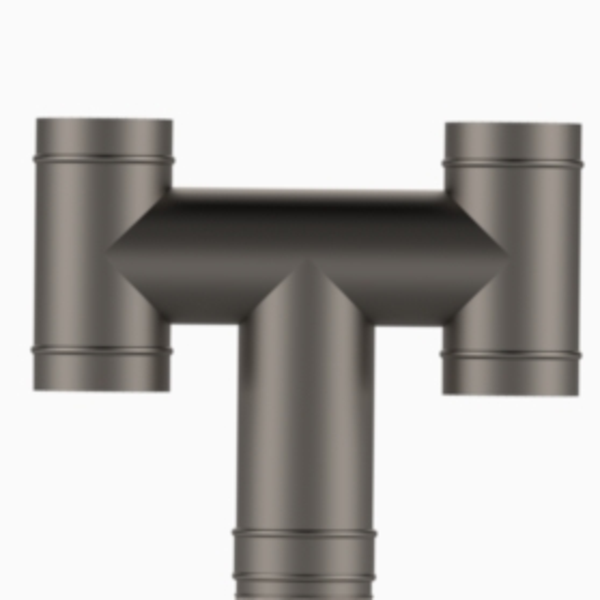 180mm H Cowl 316l c/w 1" S/S Mesh