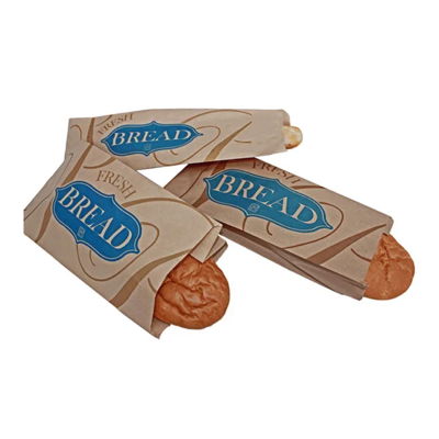 Paper Bread Bags - 9" x 6" x 16"