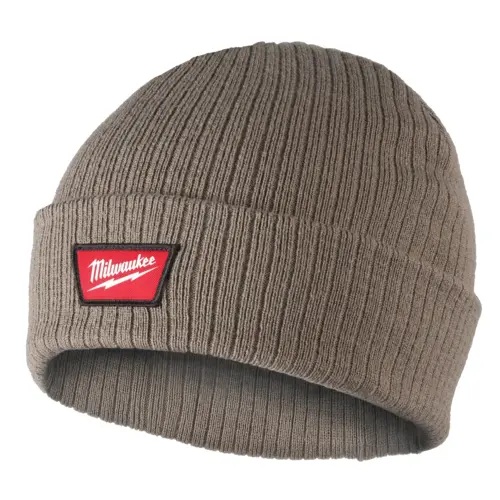 MILWAUKEE AM750BRN - Rib-Knit Cuffed Beanie - Brown