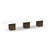 16' Classic Racetrack Conference Table with Cube Base - White Top, Modern Walnut Base