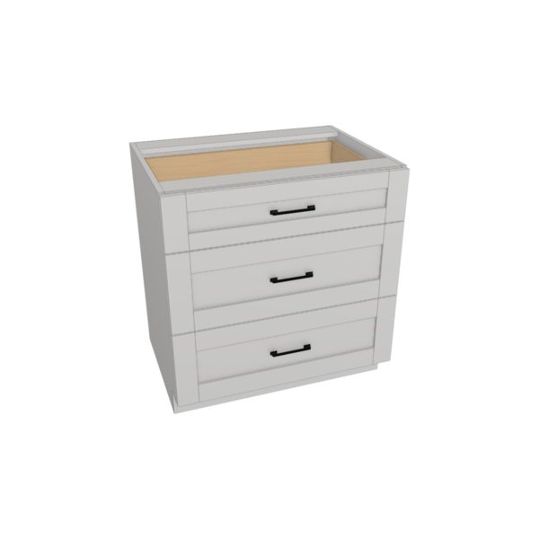 Hampton Pure White Box  Drawer Base Kit - 33” X 34 1/2”H X 24”D