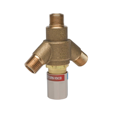 T&S Brass EC-TMV Thermostatic Mixing Valve 1/2" NPS Male Fittings