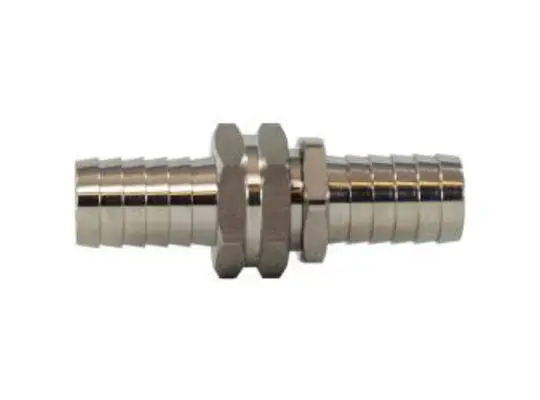 Garden Hose Coupling, 1/2 in Hose Barbed x 1/2 in FGH, Stainless Steel