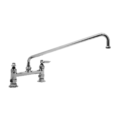 T&S Brass B-0220-LNM Mixing Faucet Deck Mount