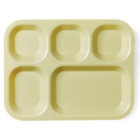 Cambro 14105CP161 Camwear 5-Compartment Copolymer Tray