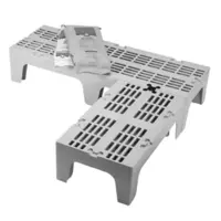 Cambro DRS480480 S-Series 48"W Slotted Dunnage Rack
