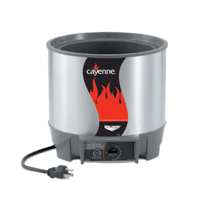 Vollrath 72017 7-Qt. Countertop Cayenne "Heat 'N Serve Warmer"