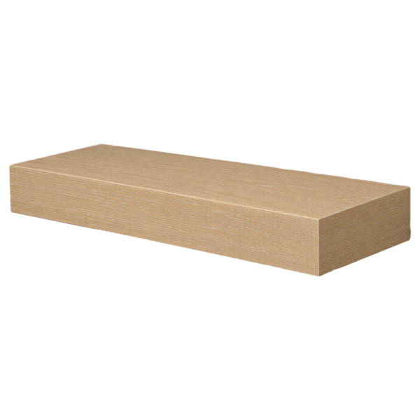WHITE OAK FLOATING SHELF 24"