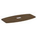 PL235T BOAT SHAPE 71x36 TOP- Modern Walnut