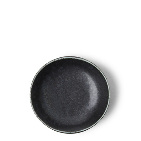 Black Cosmos Shell Sauce Dish 3-1/4"