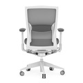 Propel Office Chair - White Frame with Grey Seat