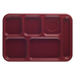 Cambro 10146CW416 Camwear School Tray 6-Compartment